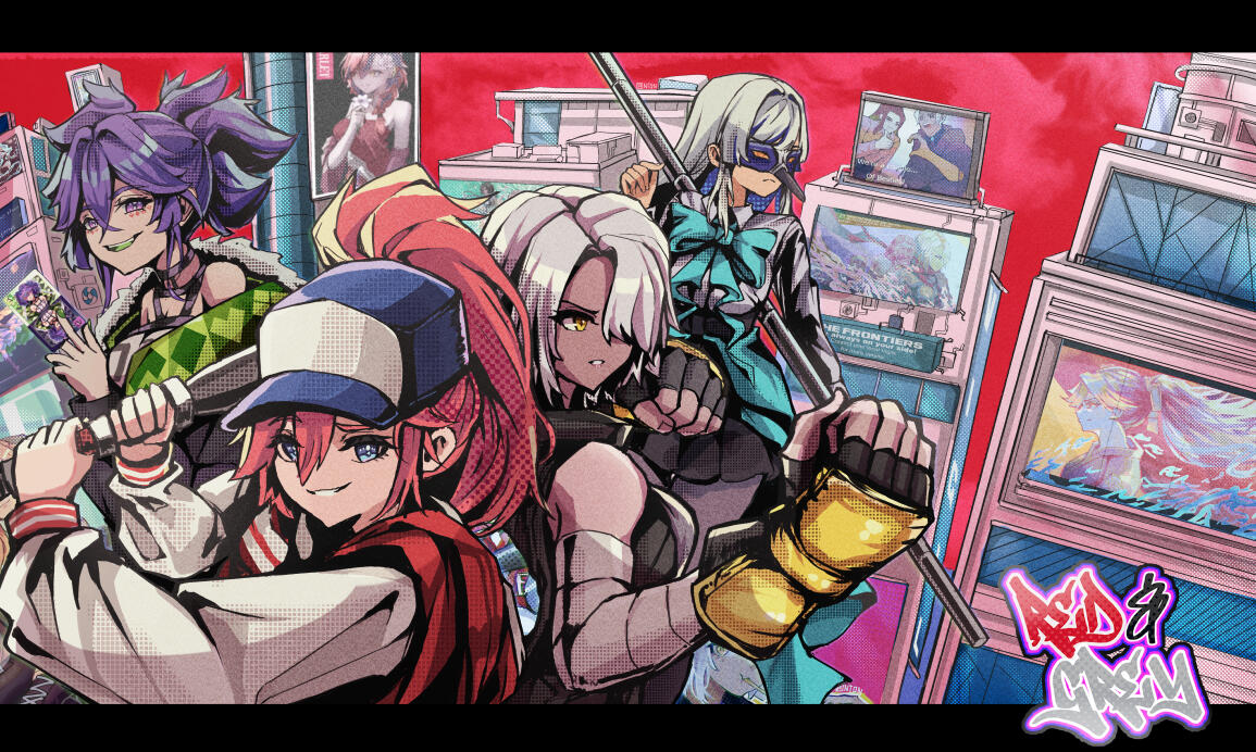 Red&amp;Grey Illustration